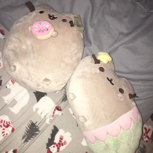 2 medium cute Pusheen plushies ☺️